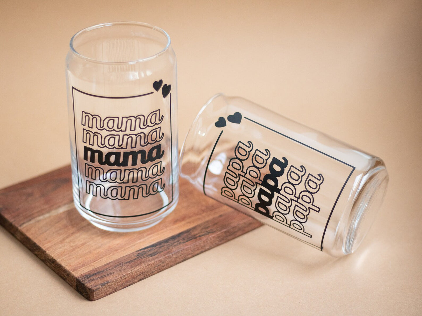 Eiskaffee Glas "Papa"