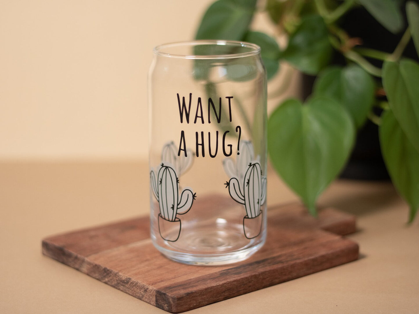 Farbwechselndes Can Glas "Kaktus"