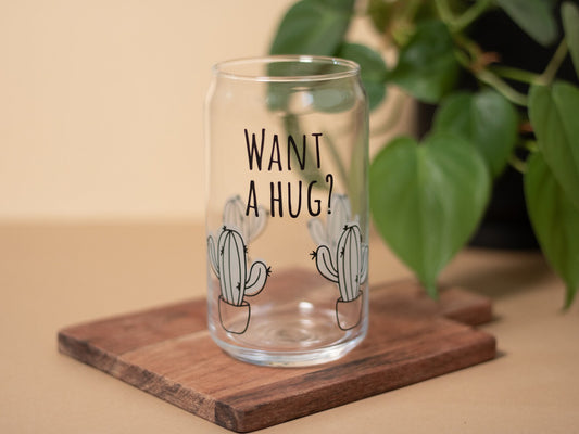 Farbwechselndes Can Glas "Kaktus"