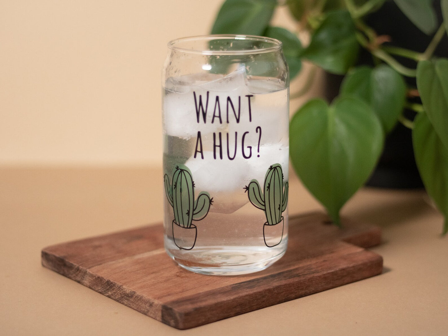 Farbwechselndes Can Glas "Kaktus"